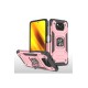 Xiaomi Pocophone X3 Kılıf Zegna Yüzüklü Silikon Kapak - Rose Xiaomi Pocophone X3 Kılıf Zegna Yüzüklü Silikon Kapak - Rose