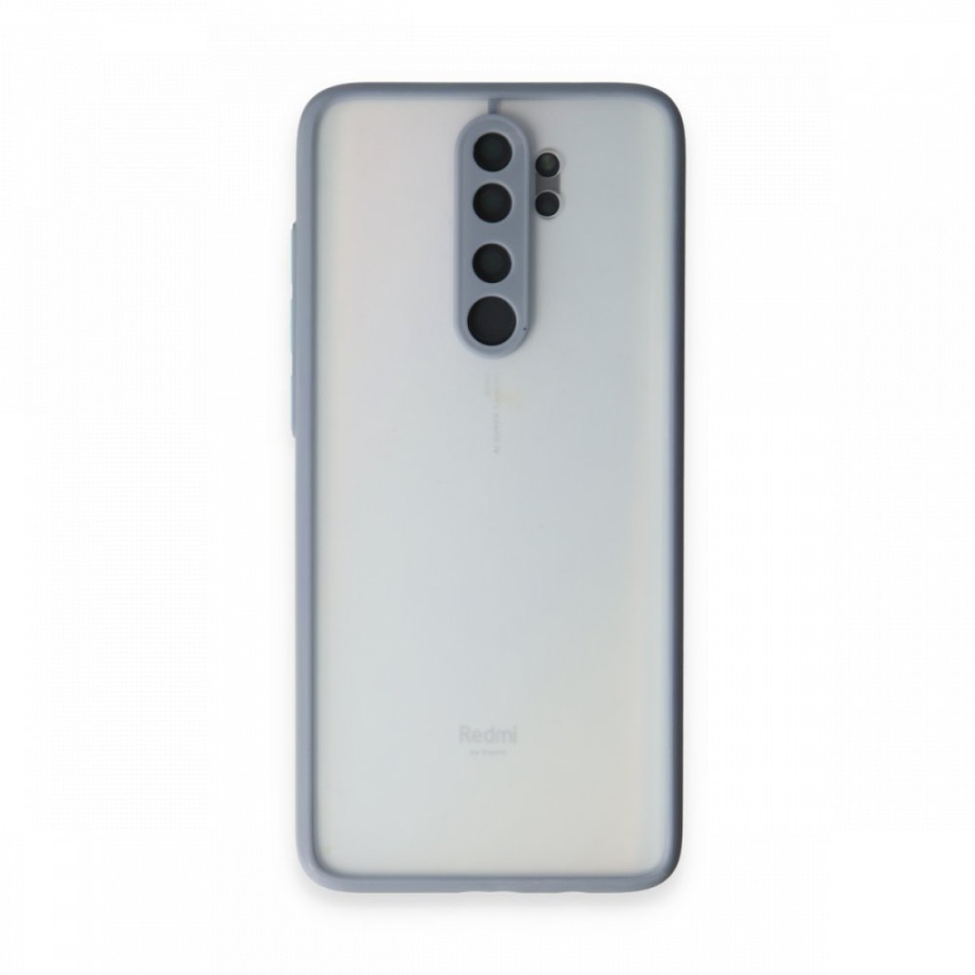  Xiaomi Redmi Note 8 Pro Kılıf Montreal Silikon Kapak - Gri