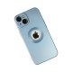  iPhone 14 Plus Kılıf Vamos Lens Silikon - Mavi