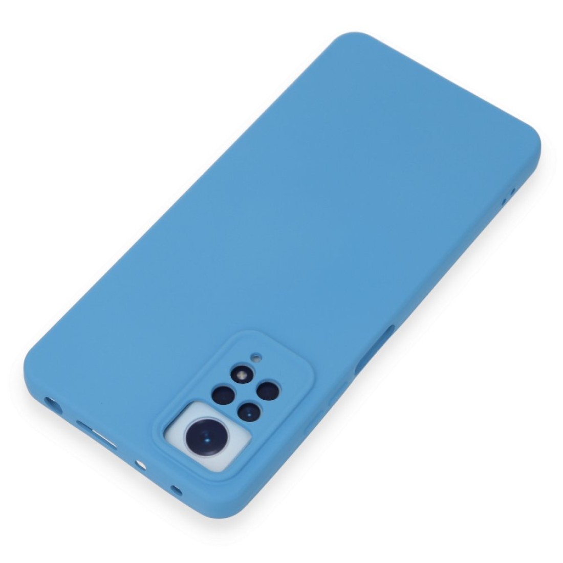 Xiaomi Redmi Note 12 Pro 4G Kılıf Nano içi Kadife Silikon - Mavi Xiaomi Redmi Note 12 Pro 4G Kılıf Nano içi Kadife Silikon - Mavi