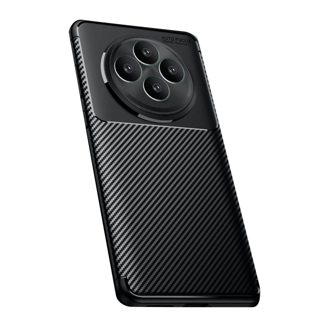  Oppo Reno 11 FS Kılıf Auto Focus Karbon Kapak - Siyah