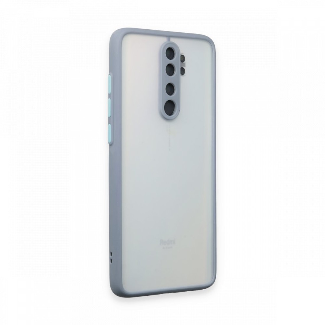  Xiaomi Redmi Note 8 Pro Kılıf Montreal Silikon Kapak - Gri