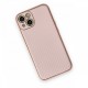  iPhone 13 Kılıf Coco Karbon Silikon - Pembe