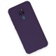 General Mobile GM 20 Kılıf Nano içi Kadife Silikon - Mor General Mobile GM 20 Kılıf Nano içi Kadife Silikon - Mor
