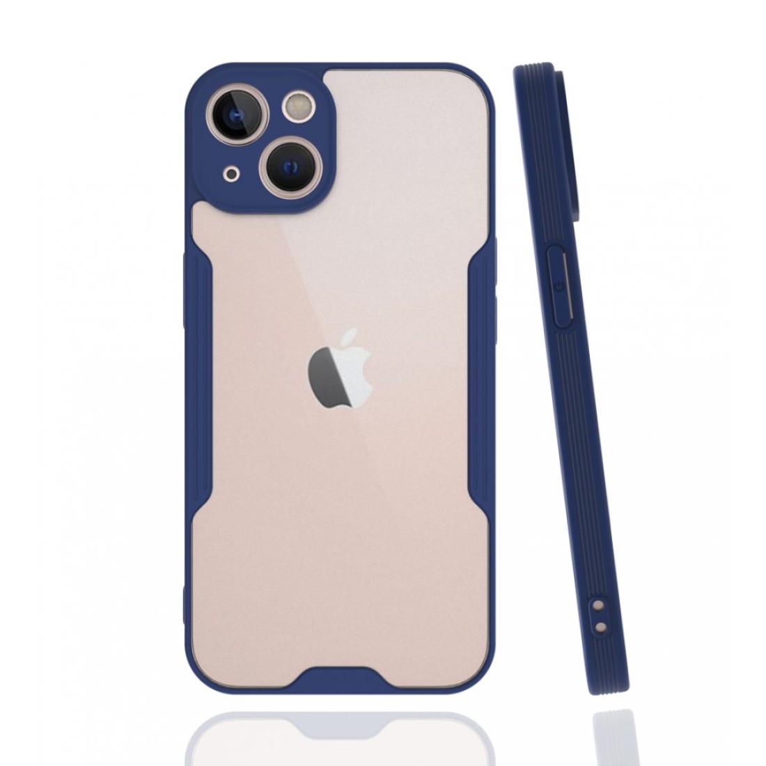  iPhone 13 Mini Kılıf Platin Silikon - Lacivert