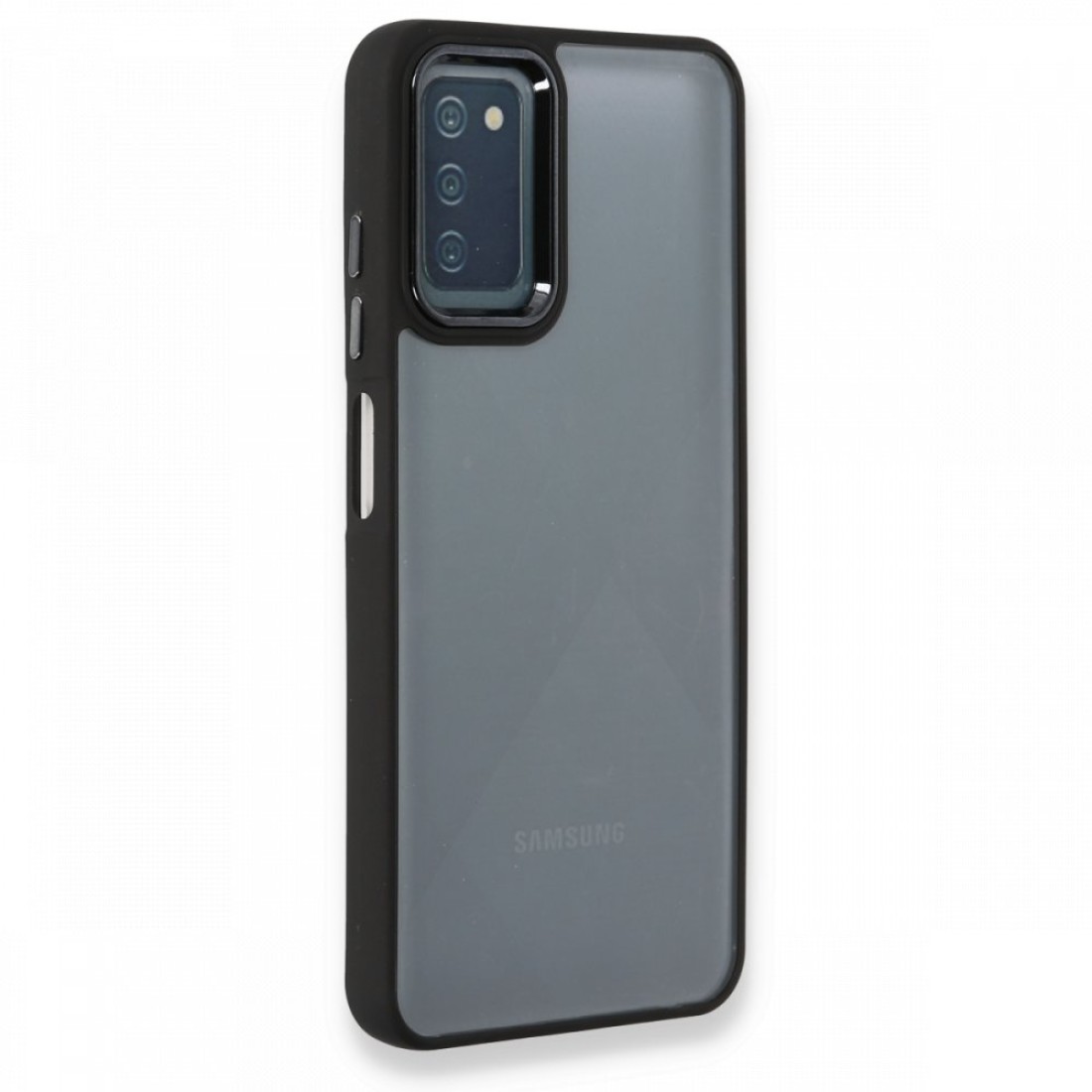  Samsung Galaxy A03S Kılıf Dora Kapak - Siyah