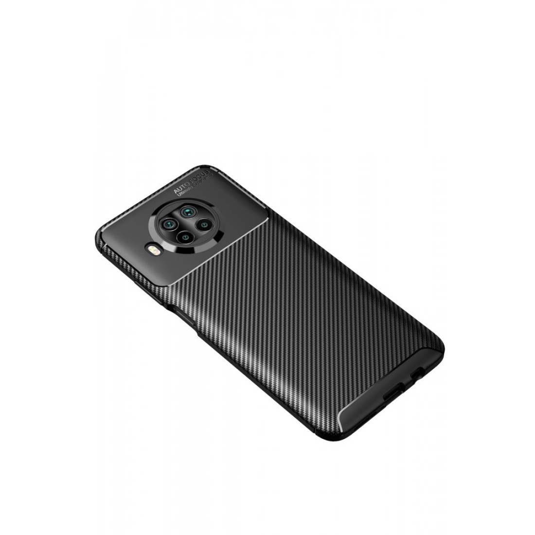  Xiaomi Redmi Note 9 Pro 5G Kılıf Auto Focus Karbon Kapak - Siyah