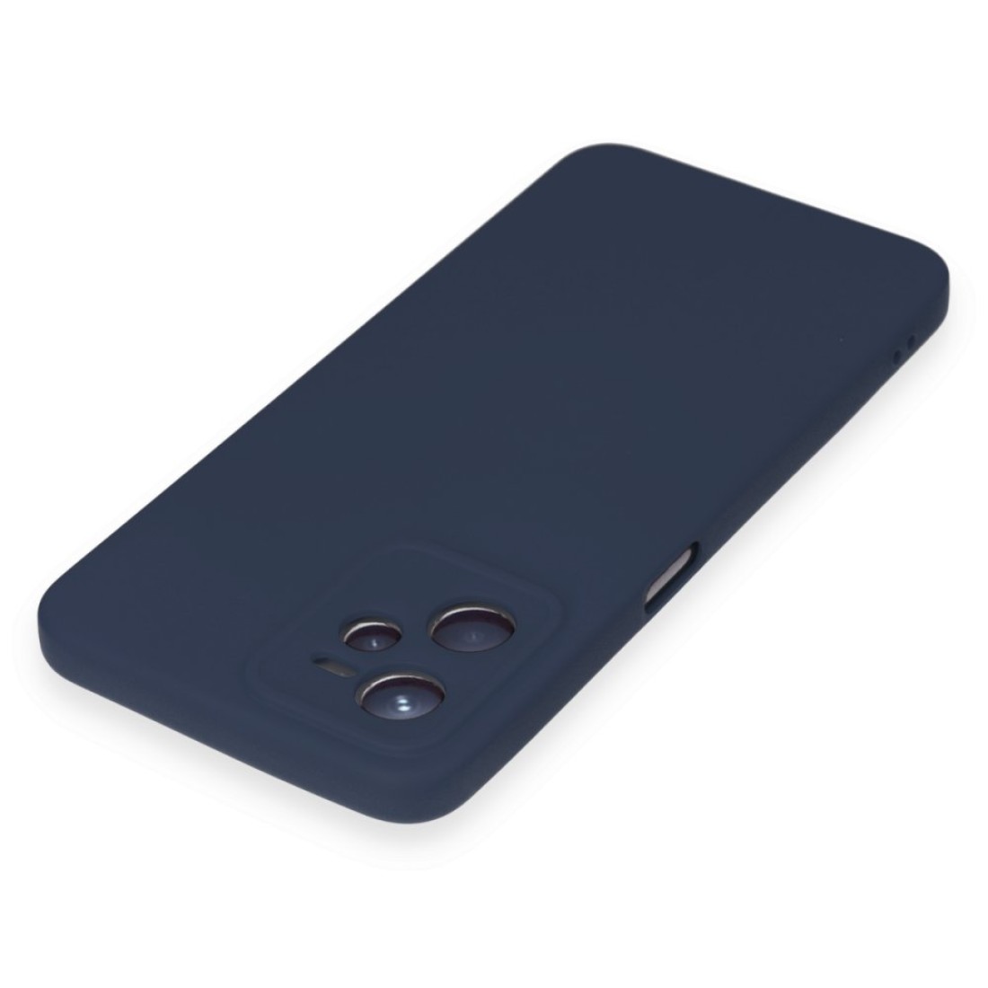 Realme C35 Kılıf Nano içi Kadife Silikon - Lacivert Realme C35 Kılıf Nano içi Kadife Silikon - Lacivert