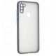  Samsung Galaxy M11 Kılıf Montreal Silikon Kapak - Gri