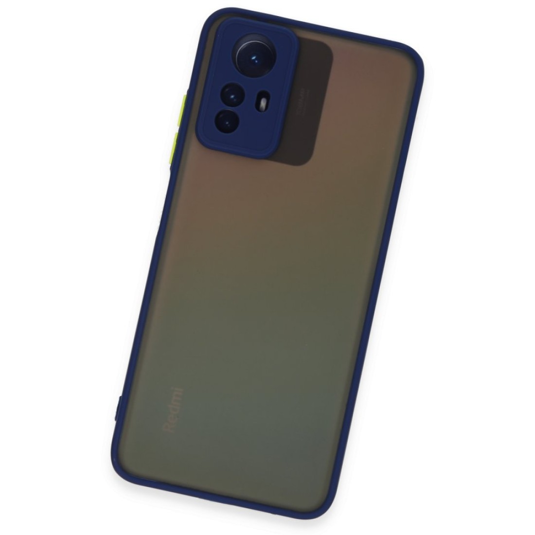  Xiaomi Redmi Note 12S Kılıf Montreal Silikon Kapak - Lacivert