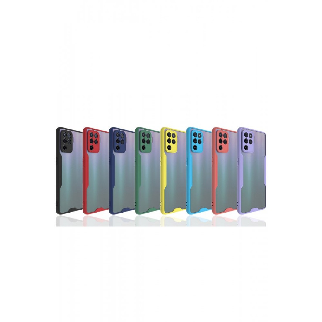 Oppo Reno 5 Lite Kılıf Platin Silikon - Sarı Oppo Reno 5 Lite Kılıf Platin Silikon - Sarı
