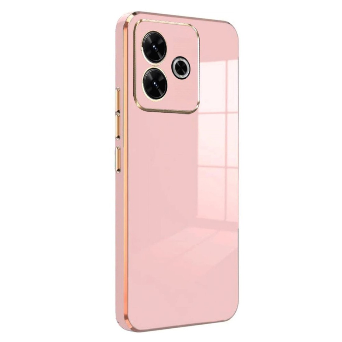  Xiaomi Redmi 13 4G Kılıf Volet Silikon - Pembe