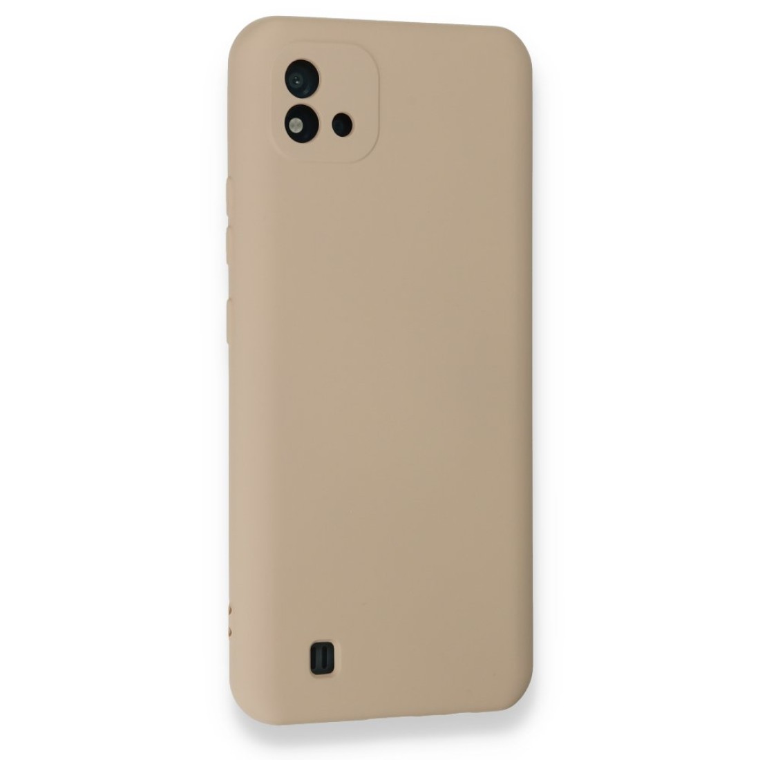  Realme C11 2021 Kılıf Nano içi Kadife Silikon - Pudra