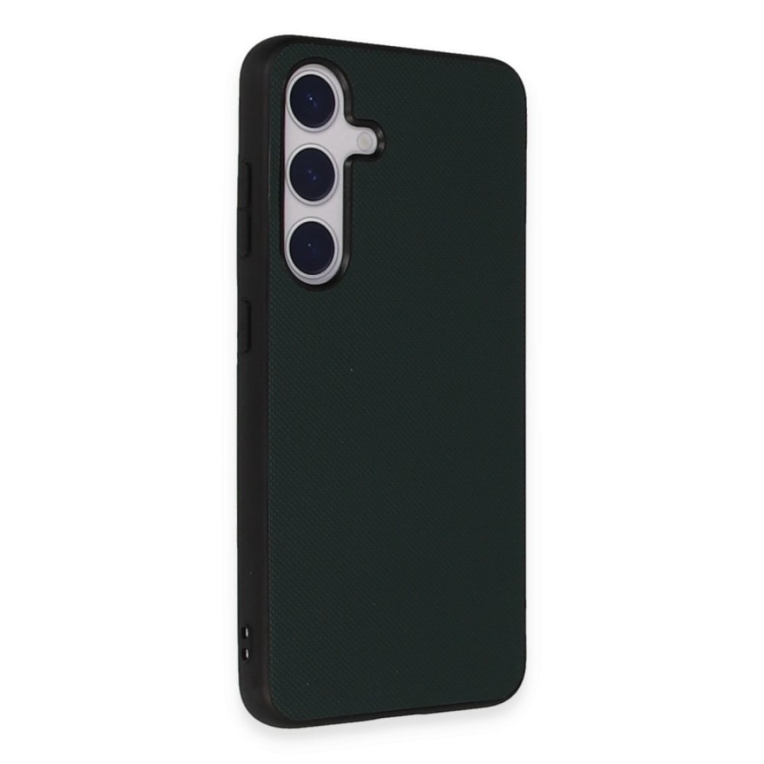  Samsung Galaxy S24 Kılıf Taft Kapak - Koyu Yeşil