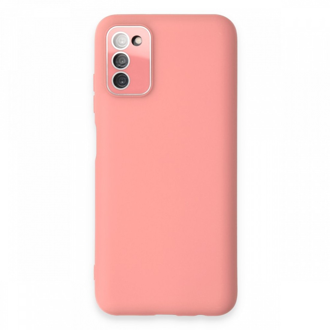  Samsung Galaxy A03S Kılıf Lansman Glass Kapak - Pembe