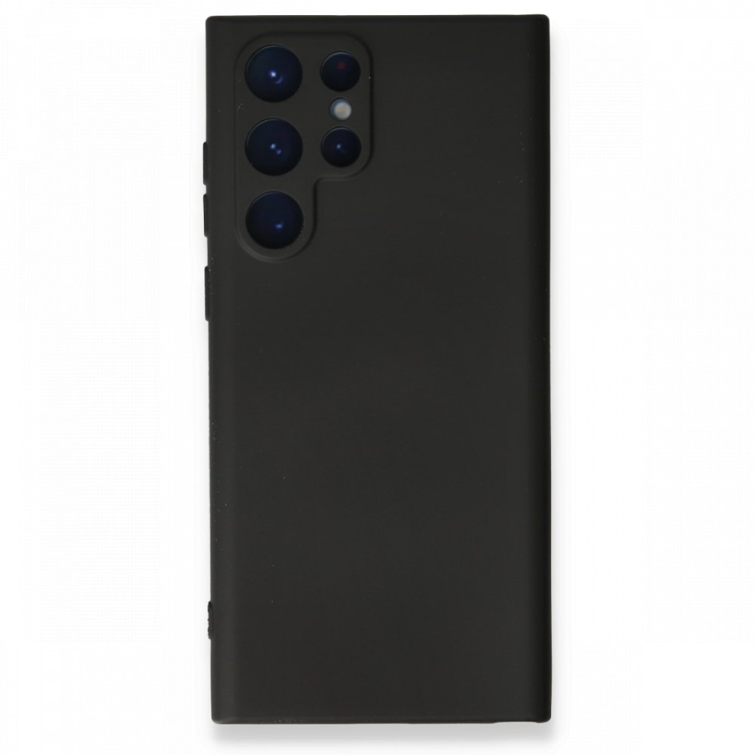  Samsung Galaxy S22 Ultra Kılıf Nano içi Kadife Silikon - Siyah