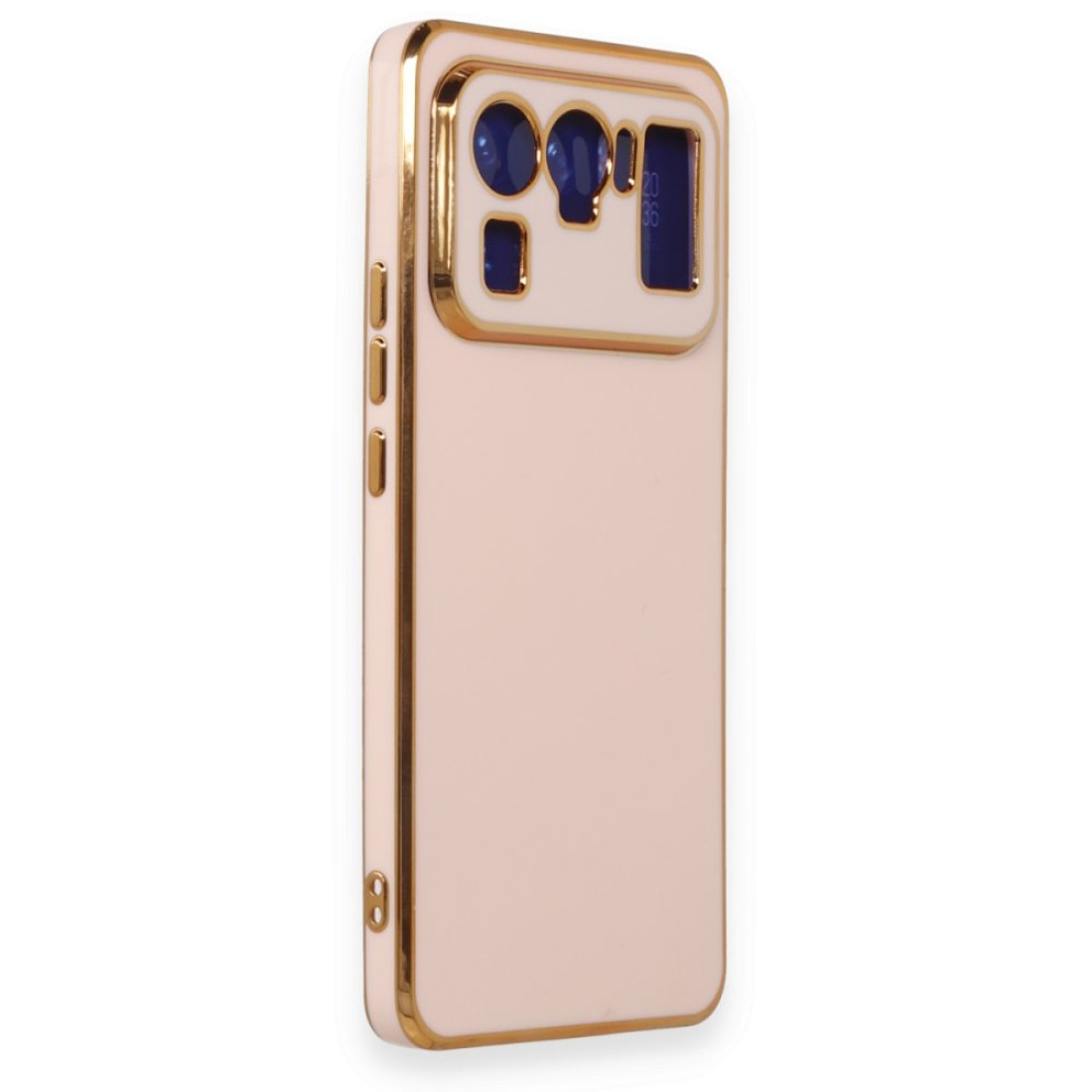 Xiaomi Mi 11 Ultra Kılıf Volet Silikon - Pembe