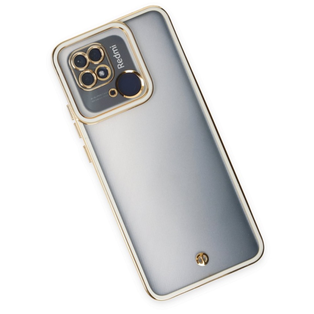  Xiaomi Redmi 10C Kılıf Liva Lens Silikon - Beyaz