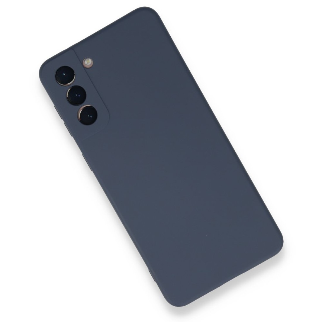  Samsung Galaxy S21 Plus Kılıf Nano içi Kadife Silikon - Gri
