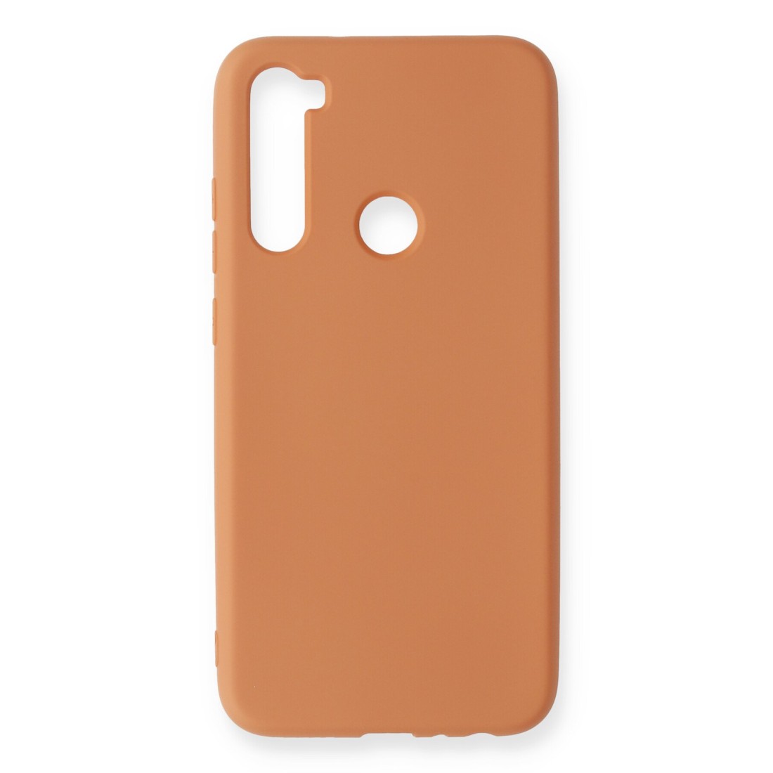  Xiaomi Redmi Note 8 Kılıf Nano içi Kadife Silikon - Turuncu