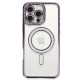  iPhone 16 Pro Kılıf Joke Simli Magneticsafe Kılıf - Derin Mor