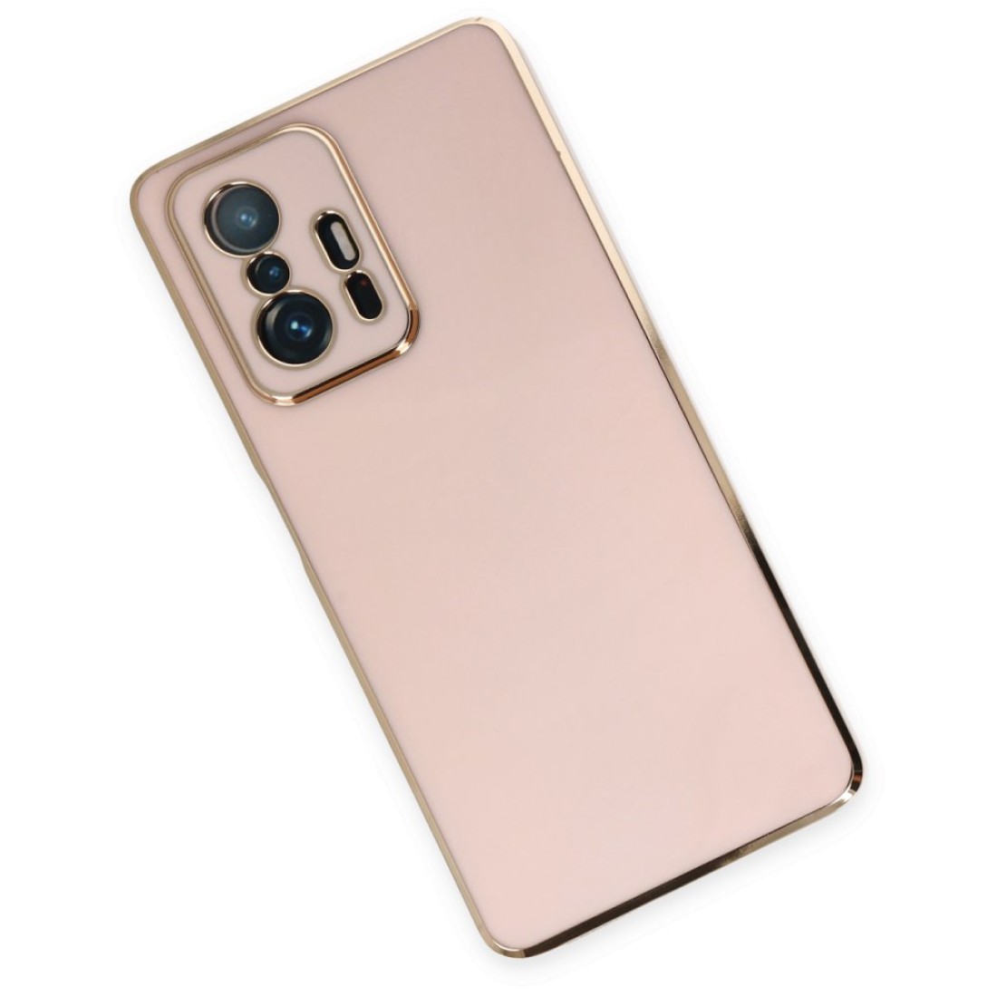  Xiaomi Mi 11T Kılıf Volet Silikon - Pembe