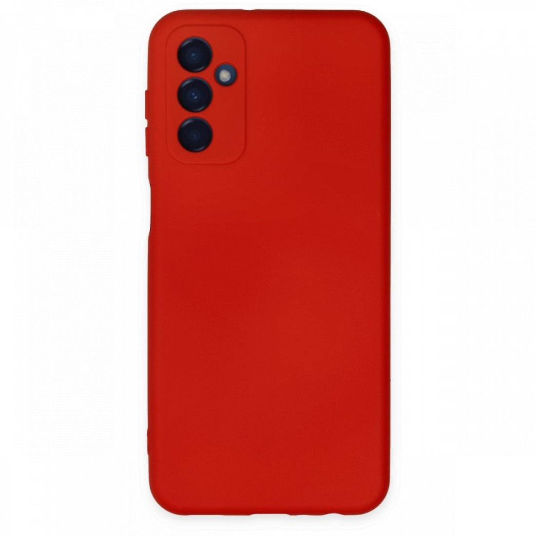  Samsung Galaxy M13 Kılıf Nano içi Kadife Silikon - Kırmızı