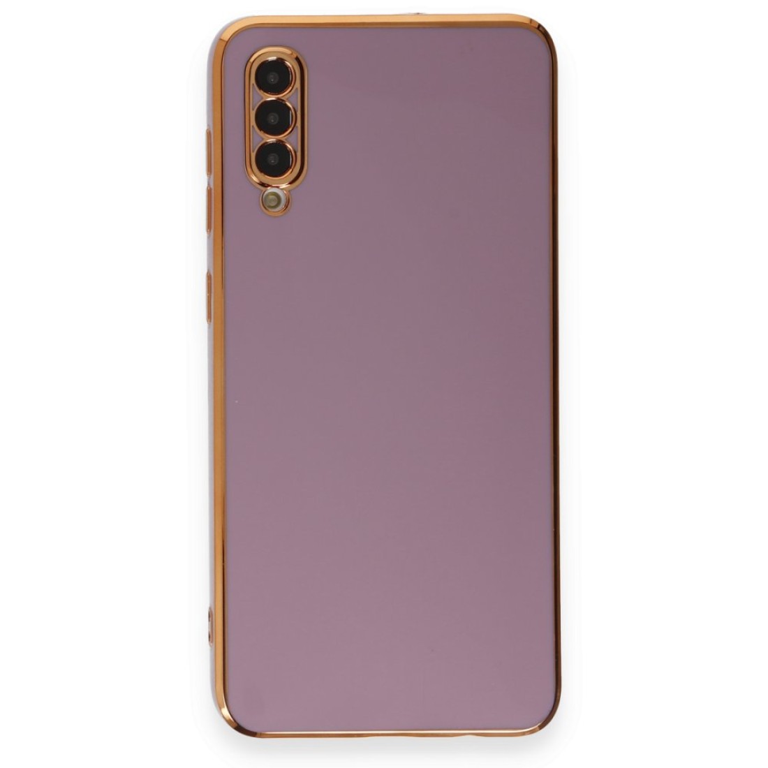  Samsung Galaxy A70 Kılıf Volet Silikon - Mor