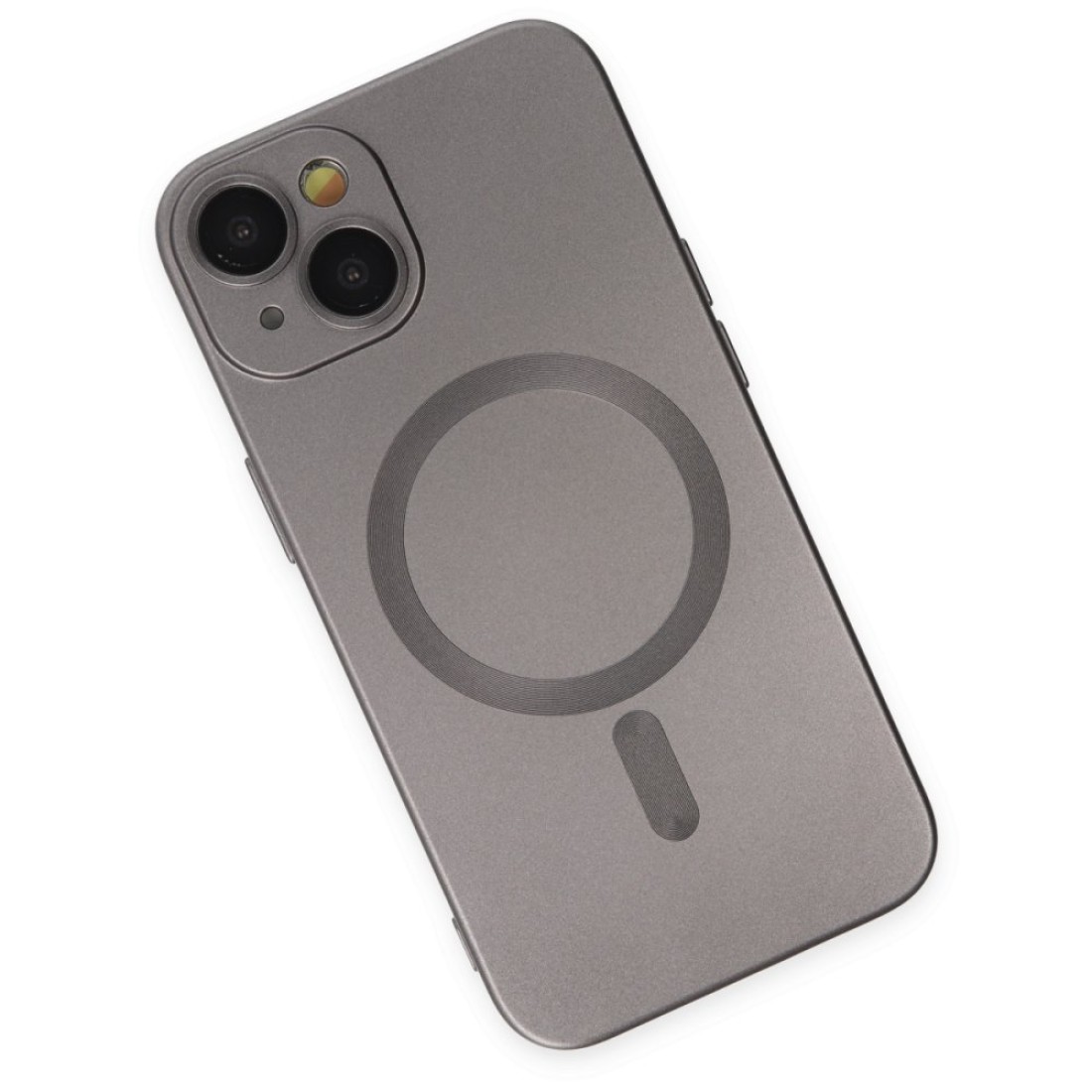 iPhone 14 Plus Kılıf Moshi Lens Magneticsafe Silikon - Füme iPhone 14 Plus Kılıf Moshi Lens Magneticsafe Silikon - Füme