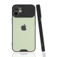  iPhone 12 Mini Kılıf Platin Kamera Koruma Silikon - Siyah