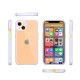  iPhone 13 Mini Kılıf Miami Şeffaf Silikon - Lila