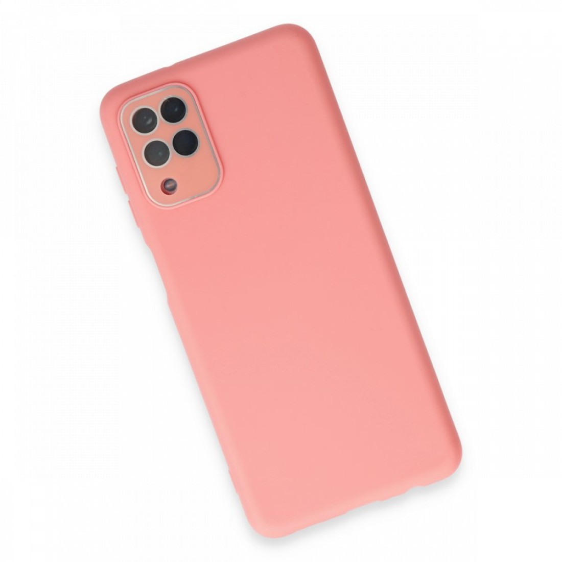  Samsung Galaxy M32 Kılıf Lansman Glass Kapak - Pembe
