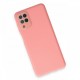  Samsung Galaxy M32 Kılıf Lansman Glass Kapak - Pembe