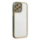 iPhone 13 Pro Max Kılıf Liva Lens Silikon - Yeşil iPhone 13 Pro Max Kılıf Liva Lens Silikon - Yeşil
