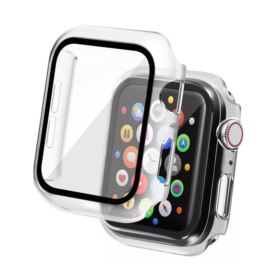  Apple Watch 38mm Camlı Kasa Ekran Koruyucu - Şeffaf