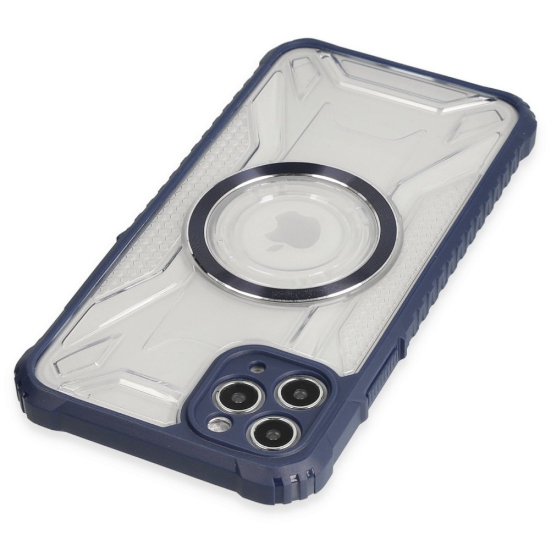  iPhone 11 Pro Kılıf Prag Magneticsafe Kapak - Lacivert