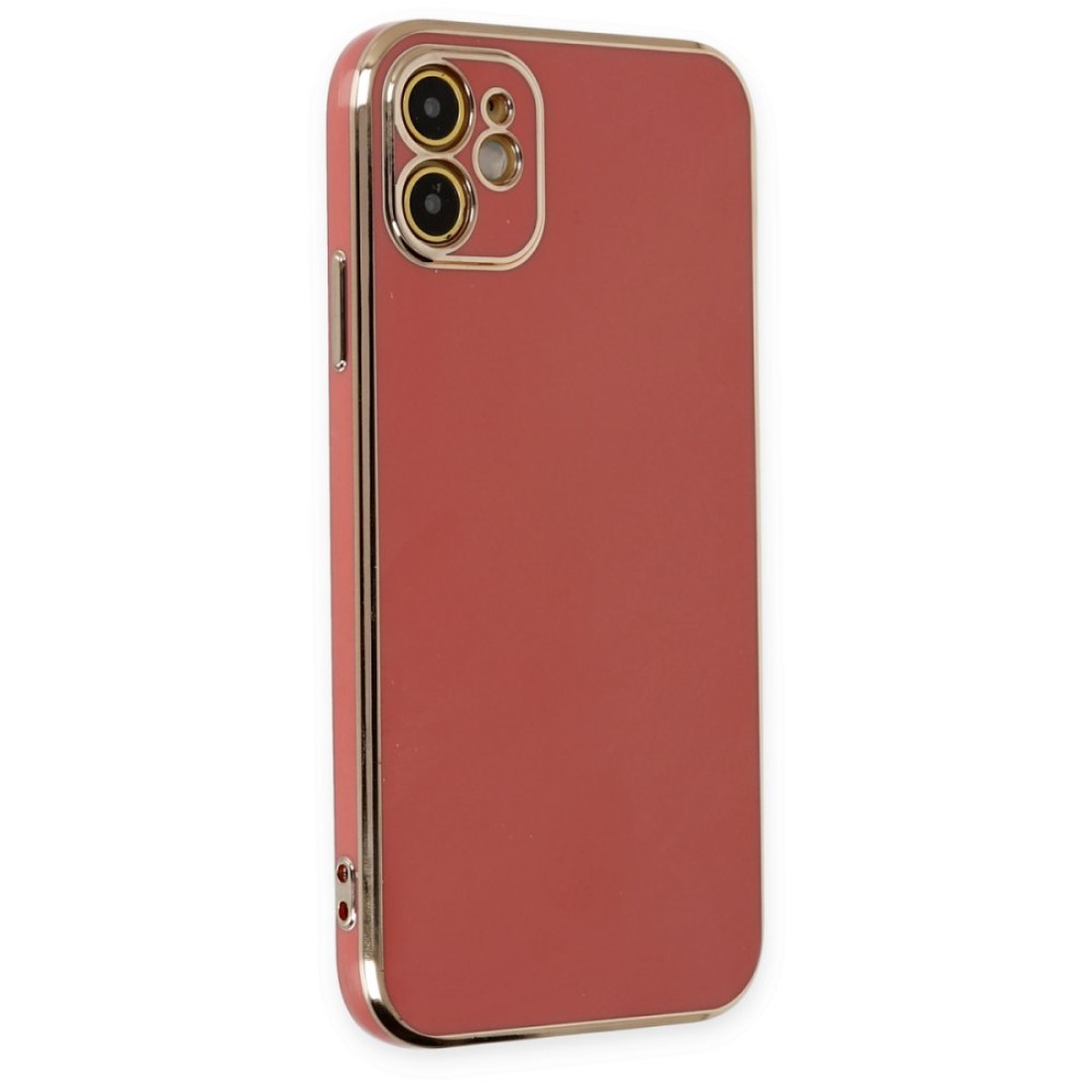  iPhone 12 Kılıf Volet Silikon - Kırmızı