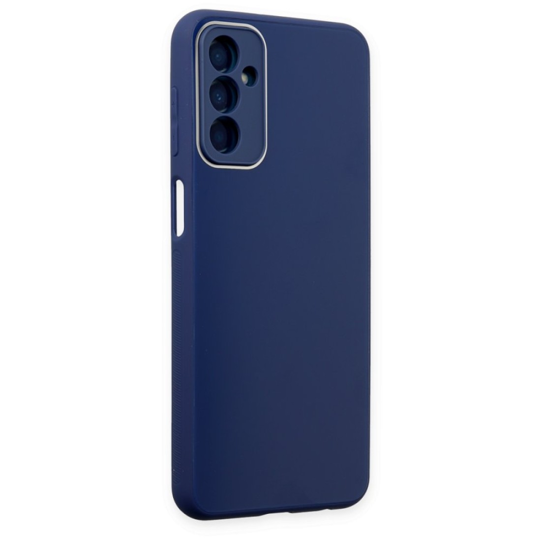 Samsung Galaxy M13 Kılıf Glass Kapak - Lacivert
