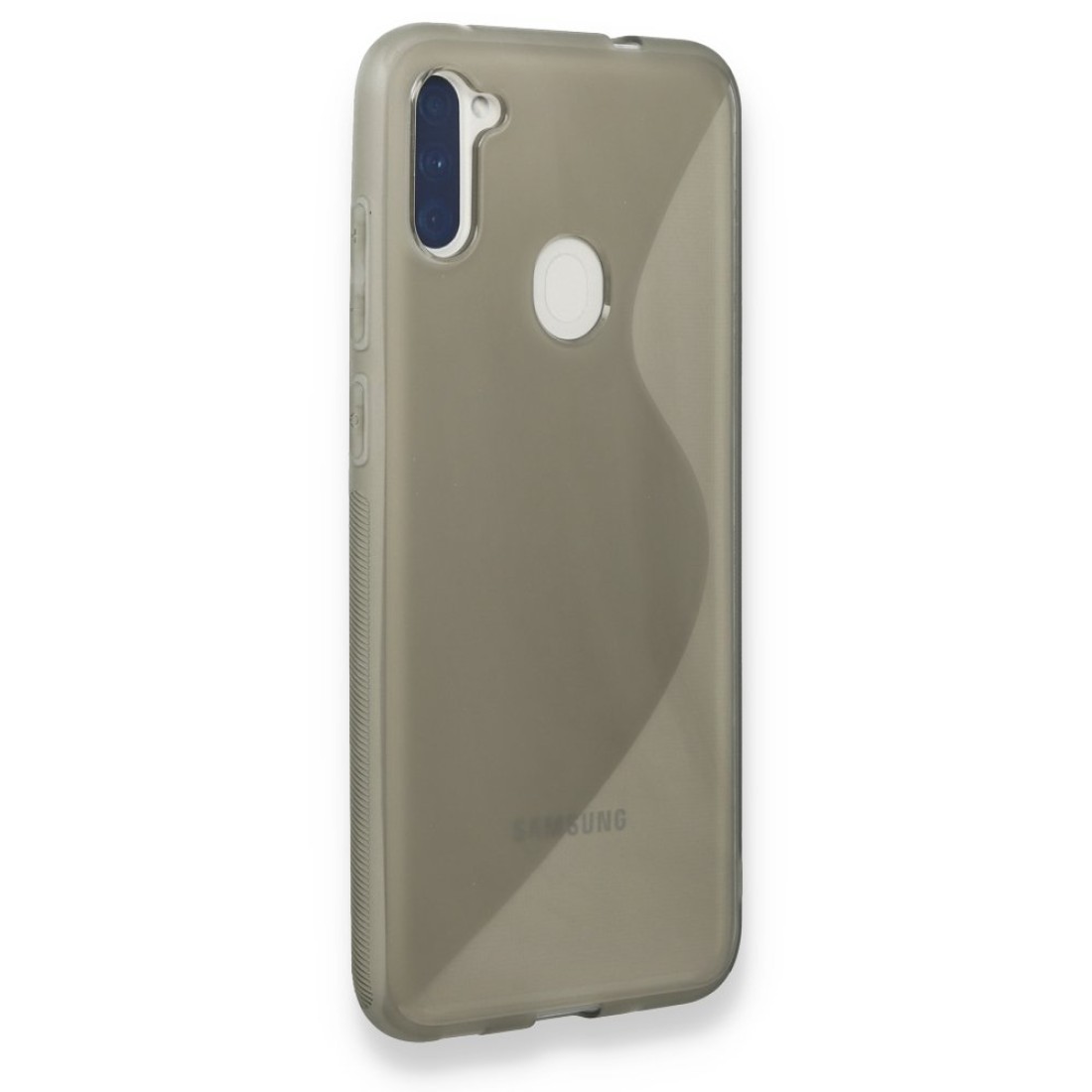  Samsung Galaxy M11 Kılıf S Silikon - Gri
