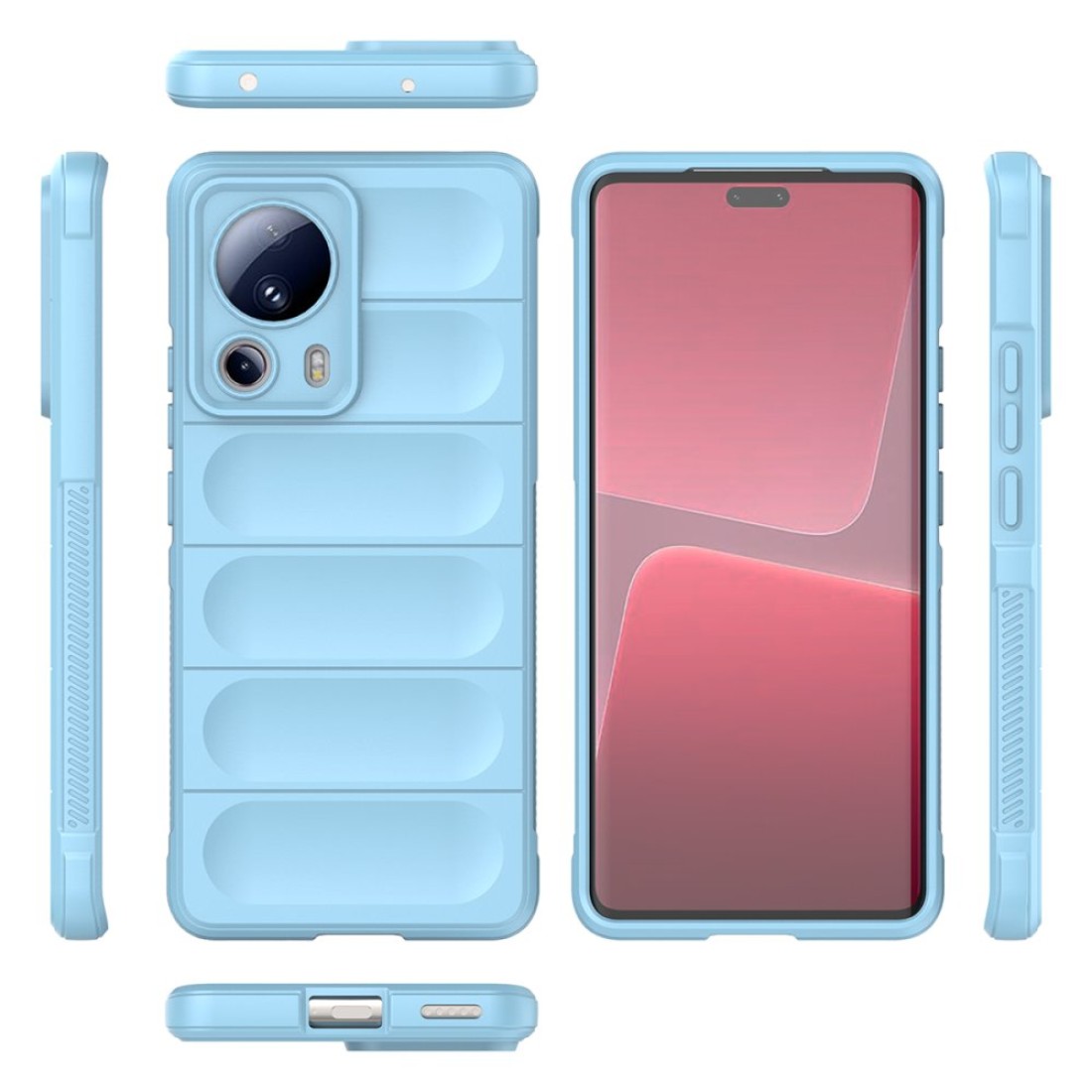  Xiaomi Mi 13 Lite Kılıf Optimum Silikon - Sky Blue