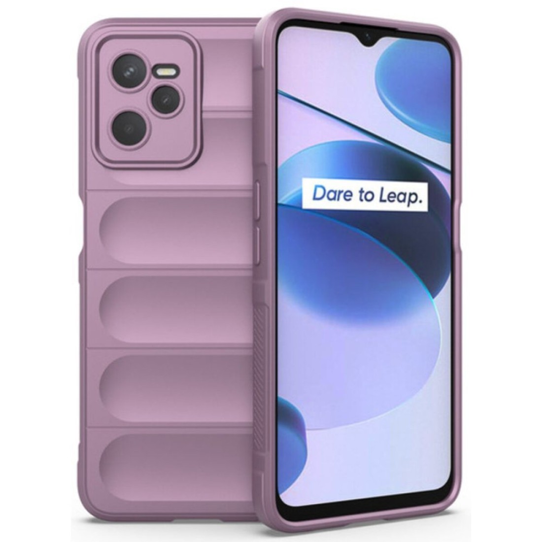  Realme C35 Kılıf Optimum Silikon - Mor