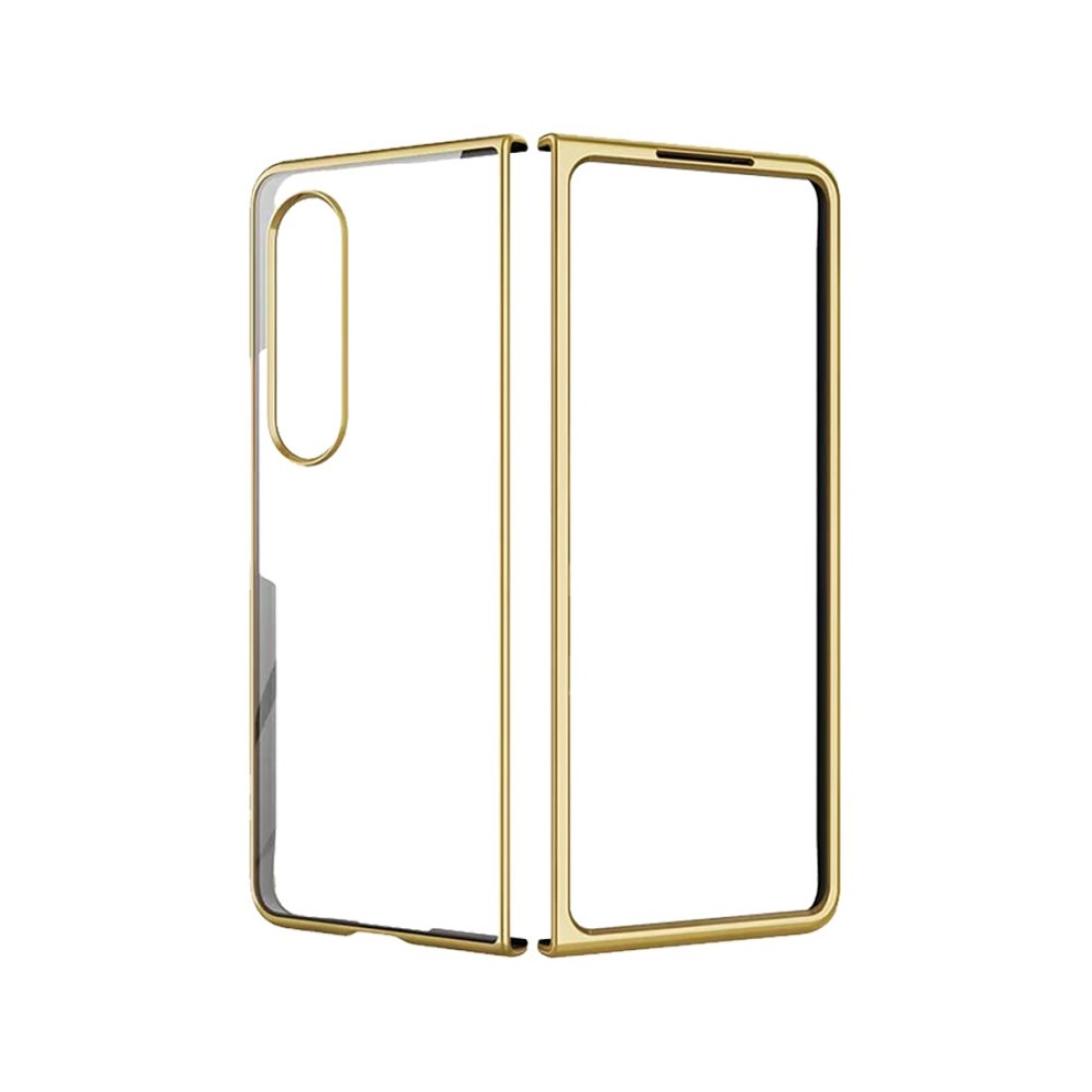 Samsung Galaxy Z Fold 3 Kılıf Fold Element Kapak - Gold Samsung Galaxy Z Fold 3 Kılıf Fold Element Kapak - Gold