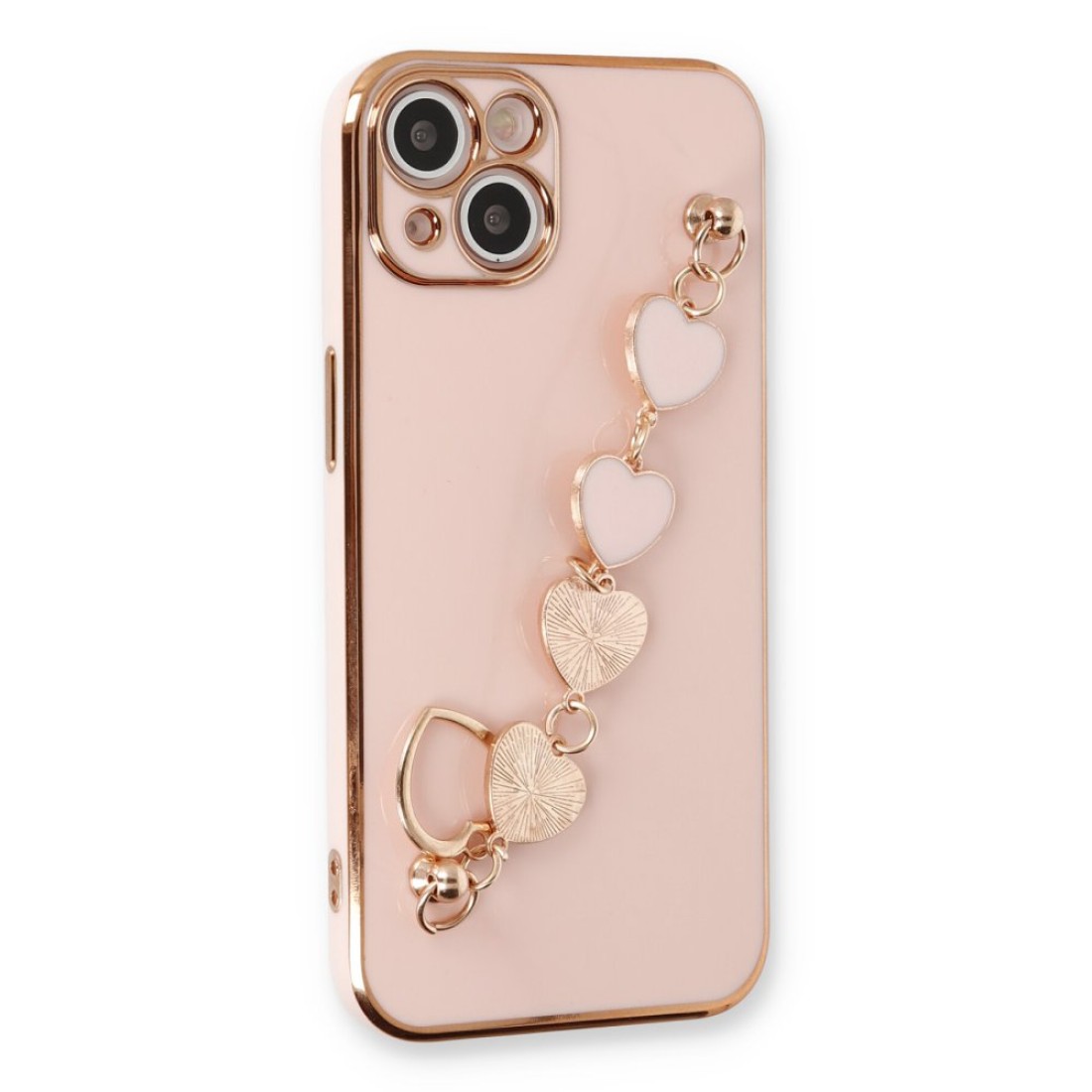  iPhone 14 Plus Kılıf Esila Silikon - Pudra