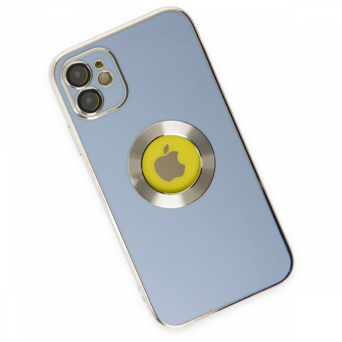  iPhone 12 Kılıf Store Silikon - Sierra Blue
