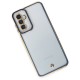  Samsung Galaxy M23 Kılıf Liva Lens Silikon - Mavi