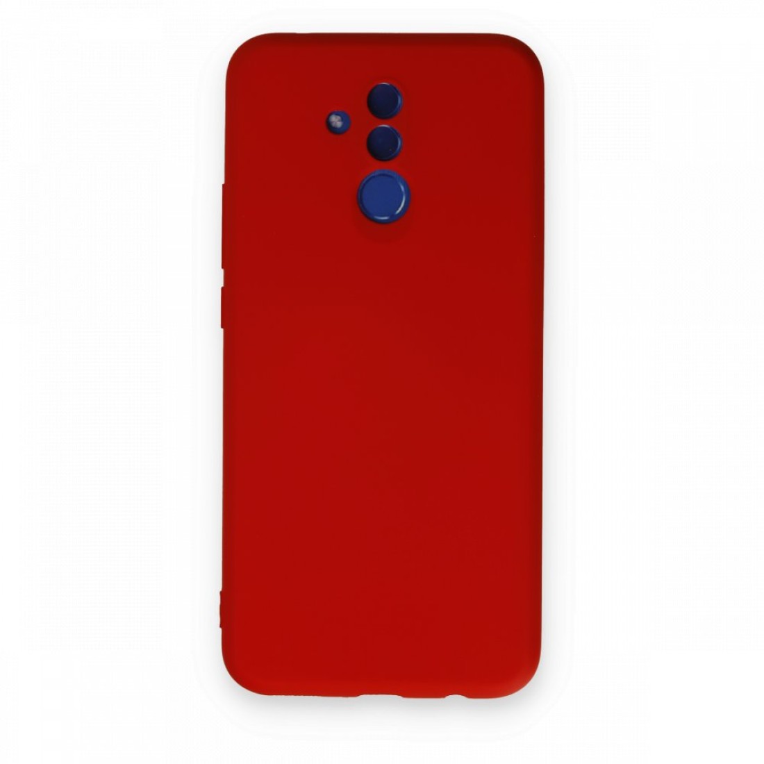  Huawei Mate 20 Lite Kılıf Nano içi Kadife Silikon - Kırmızı