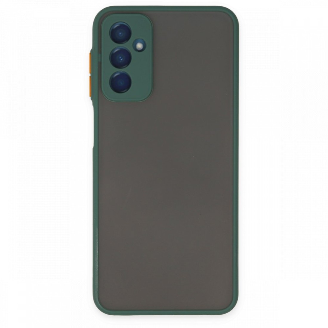  Samsung Galaxy M13 Kılıf Montreal Silikon Kapak - Yeşil