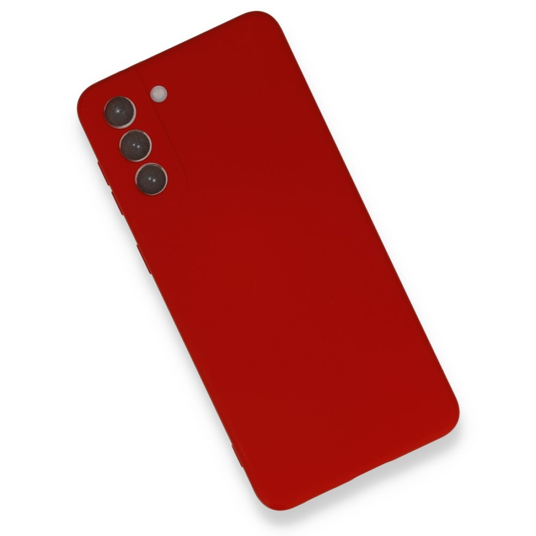 Samsung Galaxy S21 Plus Kılıf Nano içi Kadife Silikon - Kırmızı Samsung Galaxy S21 Plus Kılıf Nano içi Kadife Silikon - Kırmızı