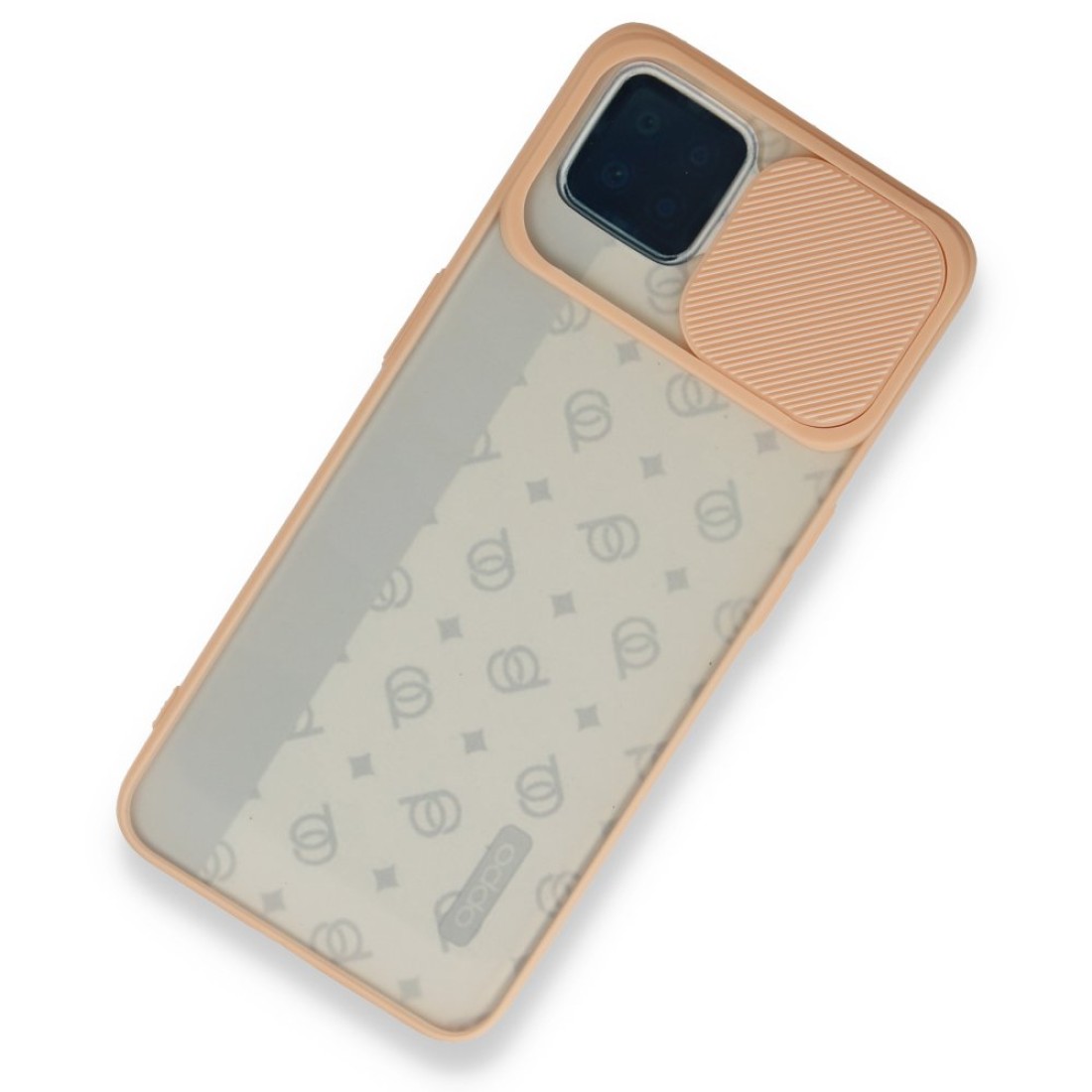 Oppo Reno 4 Lite Kılıf Palm Buzlu Kamera Sürgülü Silikon - Pembe Oppo Reno 4 Lite Kılıf Palm Buzlu Kamera Sürgülü Silikon - Pembe