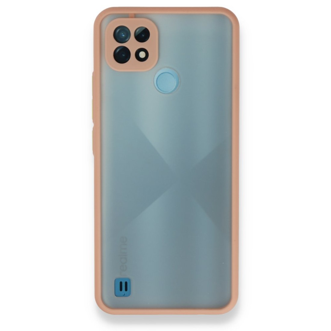  Realme C21 Kılıf Montreal Silikon Kapak - Pembe